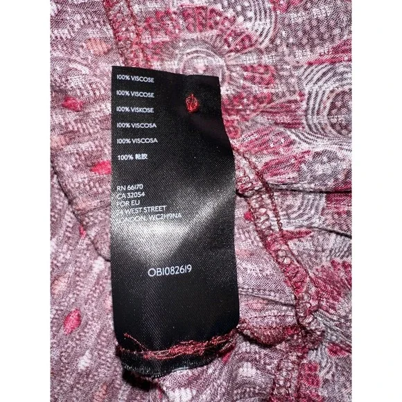 Maeve Floral Tiered Maxi Dress Womens XS Multicolor Romantic Cottagecore Boho - Picture 9 of 9